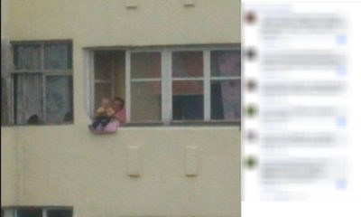 Imagini șocante: Cum este „scos la plimbare” un copil la Tiraspol